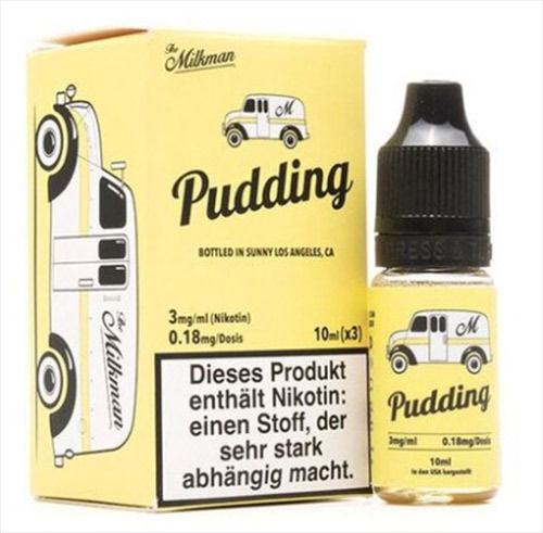3er Pack The Milkman "Pudding" Liquids mit Nikotin
